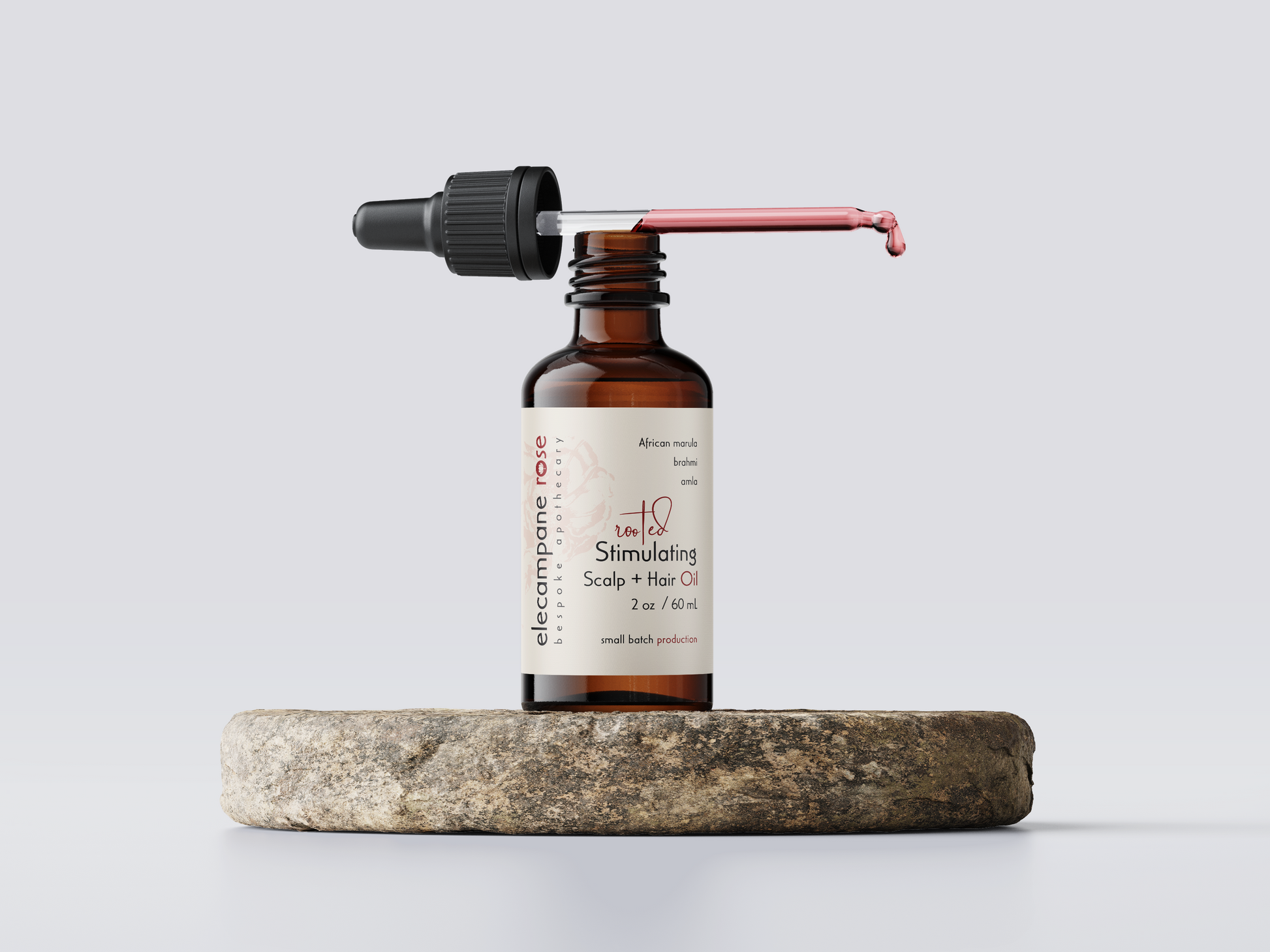 Rooted Stimulating Scalp + Hair Oil - Renee Lane Company