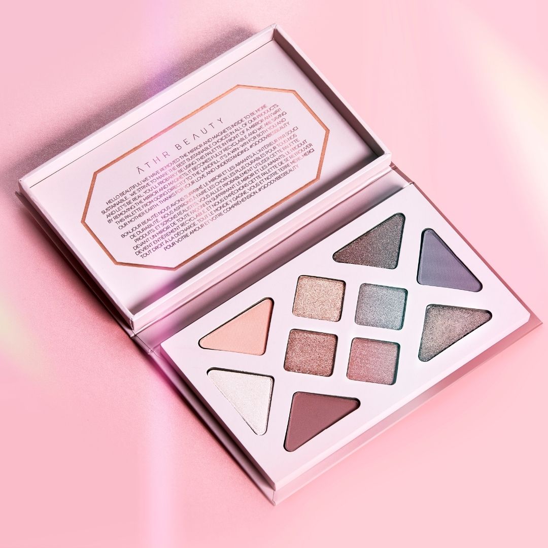 Rose Quartz Crystal Eyeshadow Palette - Renee Lane Company