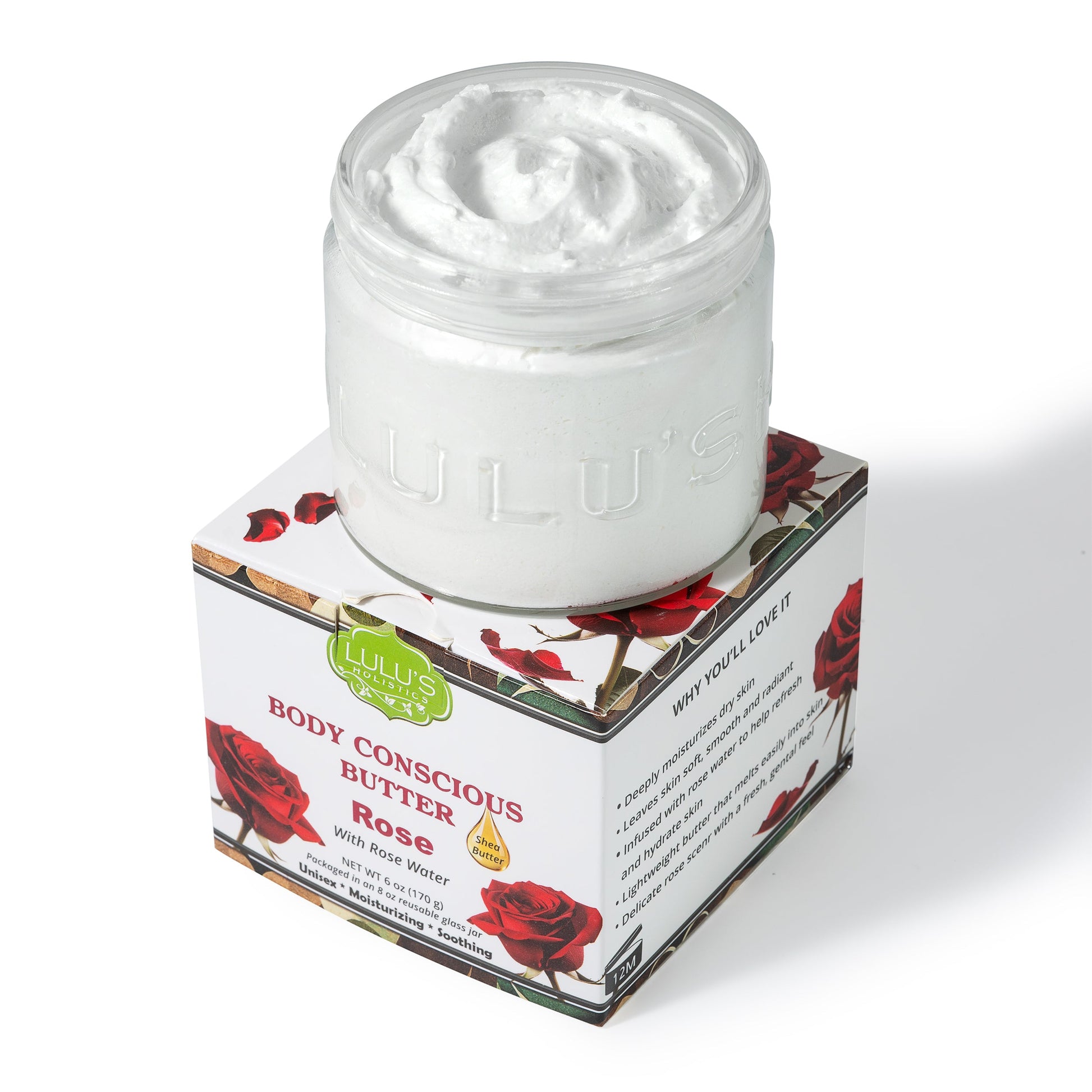 Rosewater Whipped Body Butter – Hydrating, Skin-Softening Care - Renee Lane Company