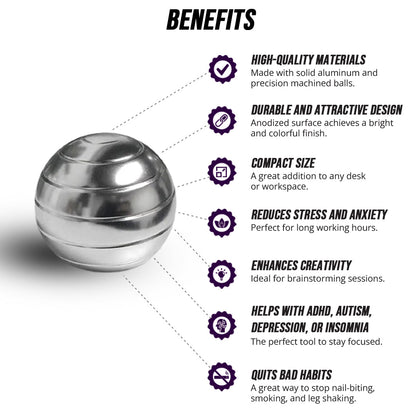 Rotating Desktop Spinning Ball - Renee Lane Company