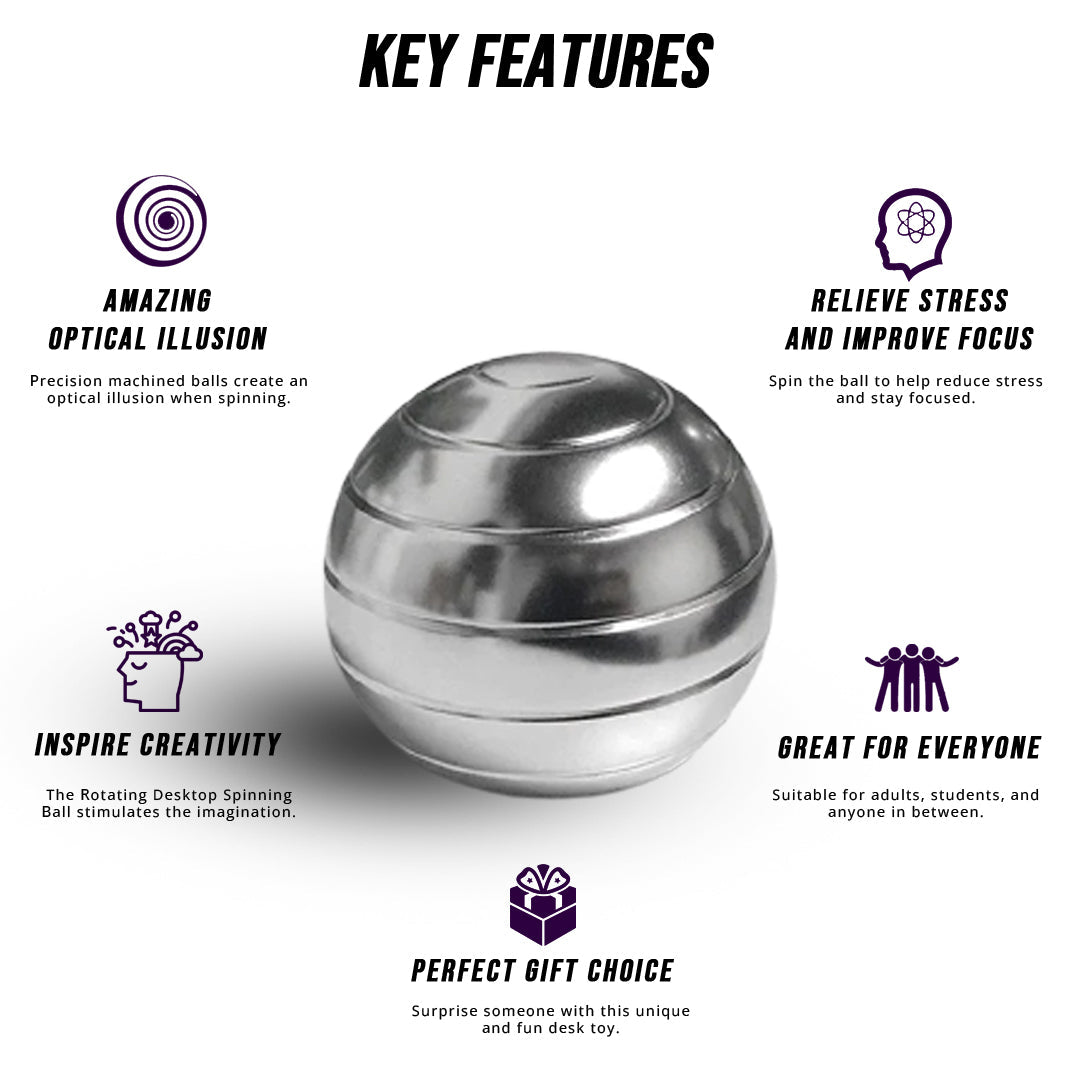 Rotating Desktop Spinning Ball - Renee Lane Company