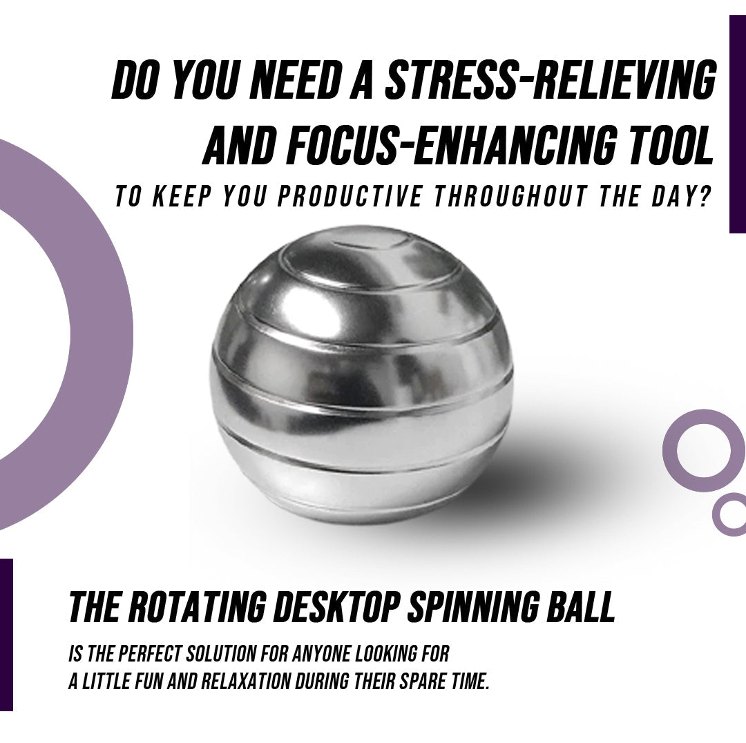 Rotating Desktop Spinning Ball - Renee Lane Company