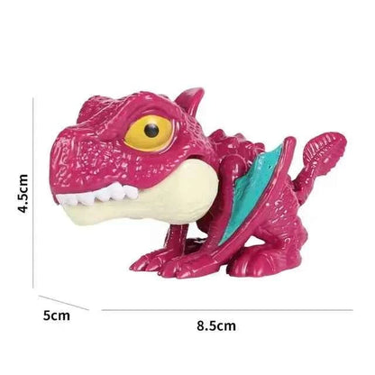Jurassic Finger Dinosaur  Tyrannosaurus Model Toys for Kids Finger Biting Dinosaurs Movable Joints Dinosaur Toy for Boy Gift