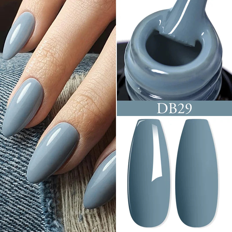 Mtssii 6ML Chocolate Color Gel Nail Polish Brown Semi Permanent UV Gel Autumn Winter Popular Soak Off Nail Art Gel Varnishes