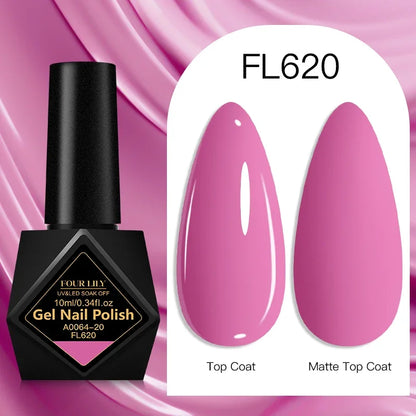 10ml Gel Nail Polish 162 Colors Nail Supplies Vernis Semi Permanent Nail Art Manicure Soak Off LED UV Gel Nail Varnishes Summer