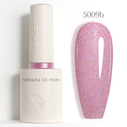 1/2/3pcs Kit Venalisa 10ml Nail Gel Polish HEMA/TPO Free Base Ultra Glossy Diamond Tempered Long Wear Top Coat Matt Gel Varnish