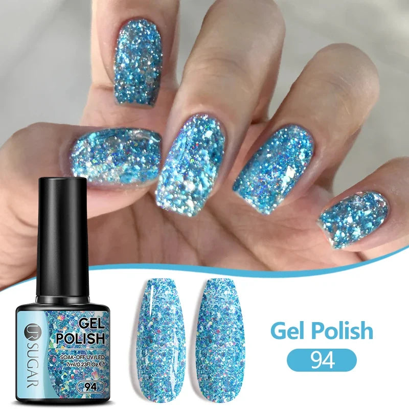 UR SUGAR 7ML Nail Gel Fresh Macaron 107 Colors All For Manicure Semi Permanent Soak Off LED UV Long-Lasting Nail Art Varnish