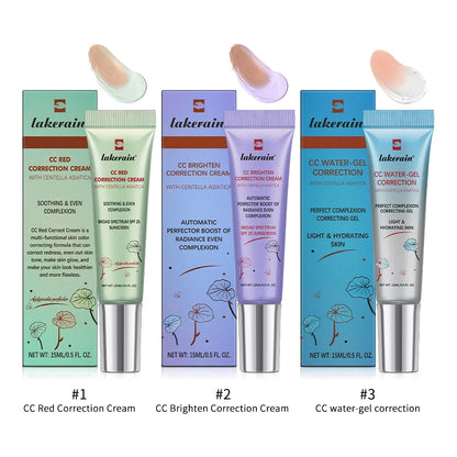 CC Cream Color Changing Liquid Foundation Centella Korean High Coverage Foundation Foundation Cream for Face Base Makeup