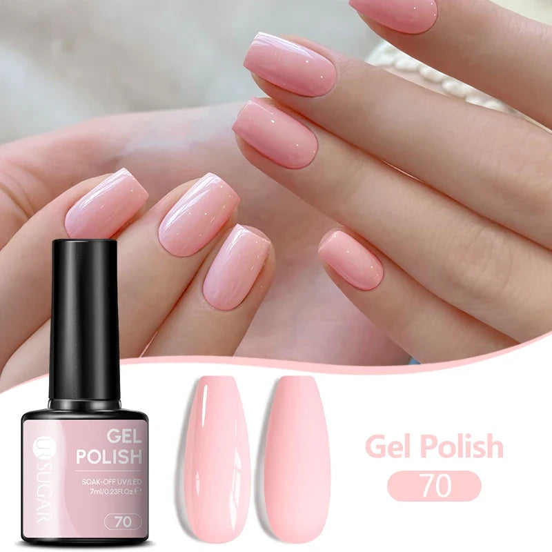 UR SUGAR 7ML Nail Gel Fresh Macaron 107 Colors All For Manicure Semi Permanent Soak Off LED UV Long-Lasting Nail Art Varnish