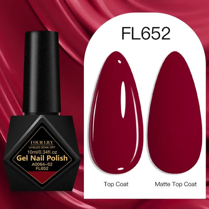 10ml Gel Nail Polish 162 Colors Nail Supplies Vernis Semi Permanent Nail Art Manicure Soak Off LED UV Gel Nail Varnishes Summer