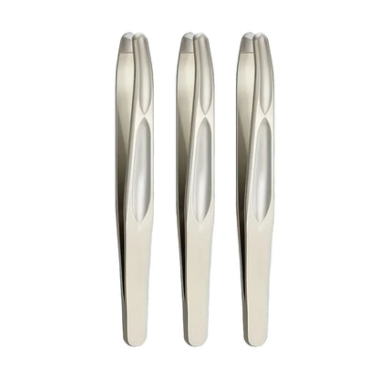 Stainless Steel Round Head Tweezers Eyebrow Tweezers Hair Removal Tweezers Suitable for Men and Woman Gifts