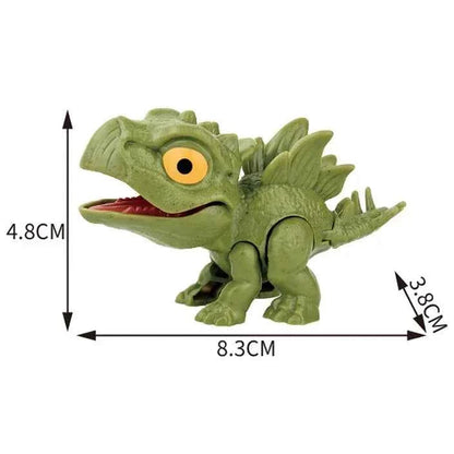 Jurassic Finger Dinosaur  Tyrannosaurus Model Toys for Kids Finger Biting Dinosaurs Movable Joints Dinosaur Toy for Boy Gift