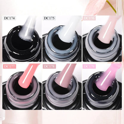 Mtssii 7ml Milky White Quick Extension Gel Nail Polish Nude Construct Hard Gel Semi Permanent Acrylic Extension Nail Art Varnish
