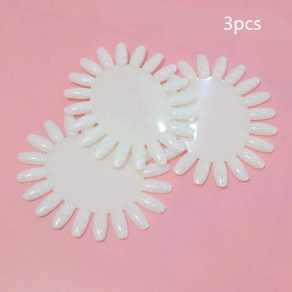 80/50/20pcs Nail Display Sticks Nail Swatch False Nail Tips Nail Gel Polish Practice Clear Display Board for Nail Art Tools