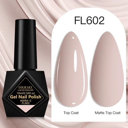 10ml Gel Nail Polish 162 Colors Nail Supplies Vernis Semi Permanent Nail Art Manicure Soak Off LED UV Gel Nail Varnishes Summer