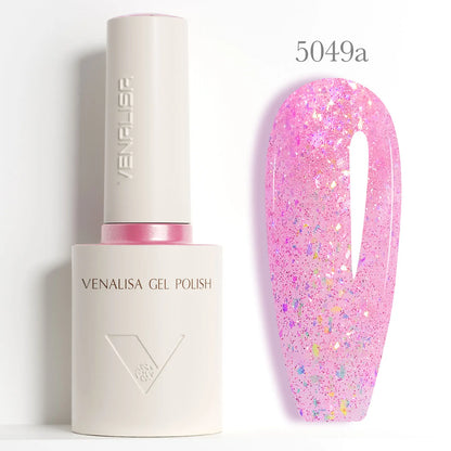 1/2/3pcs Kit Venalisa 10ml Nail Gel Polish HEMA/TPO Free Base Ultra Glossy Diamond Tempered Long Wear Top Coat Matt Gel Varnish