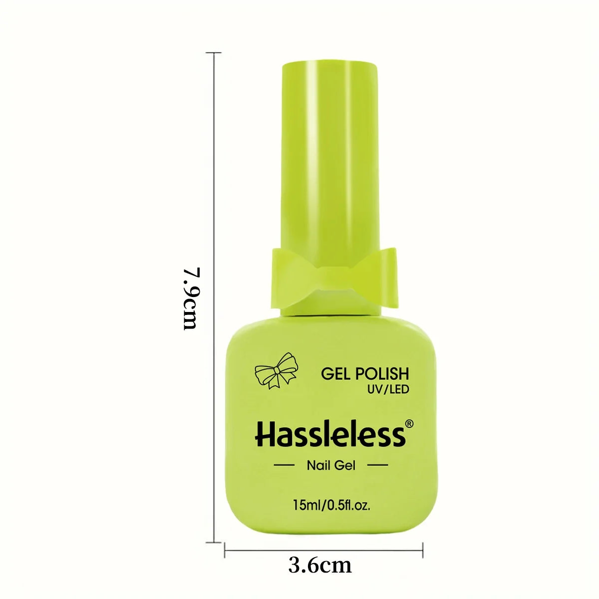 Single-use 15ml gel nail polish, convenient for home or salon manicures, easy to remove.
