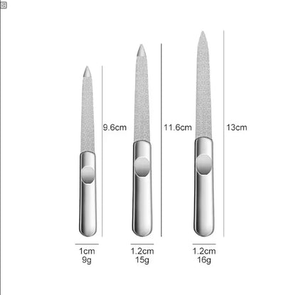 Nano Glass Nail File Transparent Crystal Nail Polish Rubbing Strip Polishing And Shining Nail Enhancement Tool