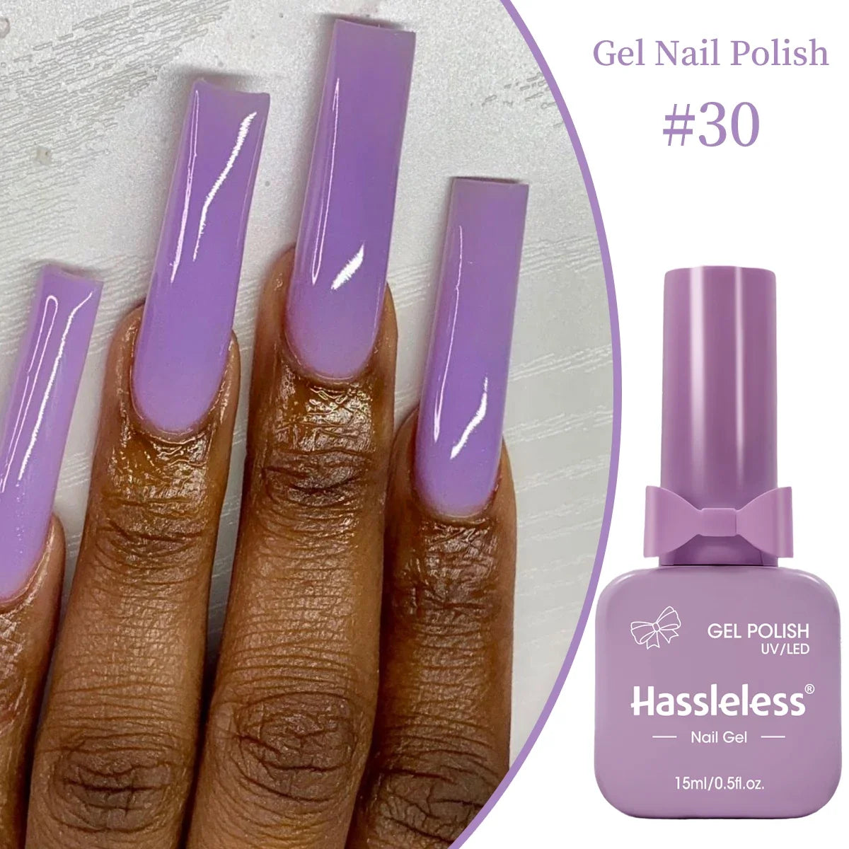Single-use 15ml gel nail polish, convenient for home or salon manicures, easy to remove.