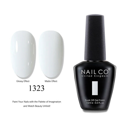NAILCO 15ml Brown Nails Art Red Color Gel Nail Polish Semi-permanent UV Gel Polish Coffee Manicure Chocolate Hybrid Nail Varnish