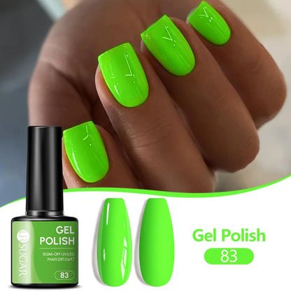 UR SUGAR 7ML Nail Gel Fresh Macaron 107 Colors All For Manicure Semi Permanent Soak Off LED UV Long-Lasting Nail Art Varnish