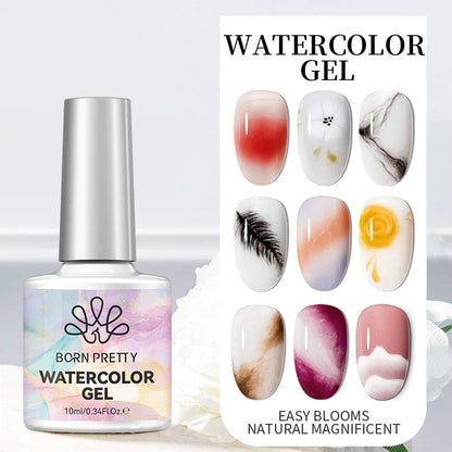 BORN PRETTY 10ml Jelly Nude Gel Nail Polish 50 Colors Semi Transparent Nail Art Nail Supplies Soak off UV LED Nails Gel Varnish