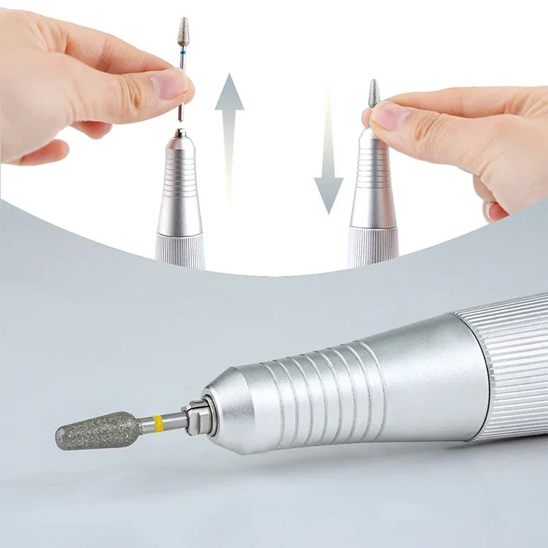 Electric Diamond Nail Drill Bit Sand Nail Files Cuticle Polishing Manicure Tool for Professional Nail Cleaning And Polishing
