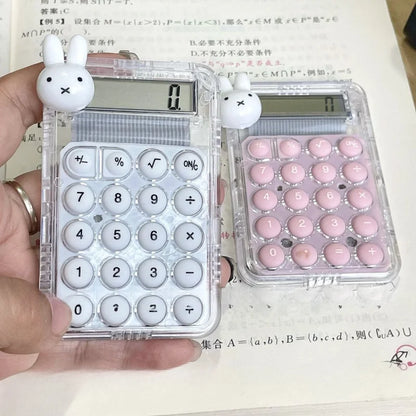 Miffy Rabbit Calculator Silent Mini High Beauty Student Office Exam Super Cute Small Multi functional Calculation