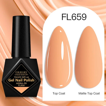 10ml Gel Nail Polish 162 Colors Nail Supplies Vernis Semi Permanent Nail Art Manicure Soak Off LED UV Gel Nail Varnishes Summer