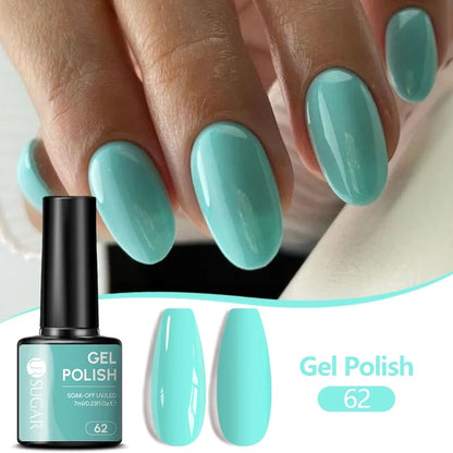 UR SUGAR 7ML Nail Gel Fresh Macaron 107 Colors All For Manicure Semi Permanent Soak Off LED UV Long-Lasting Nail Art Varnish