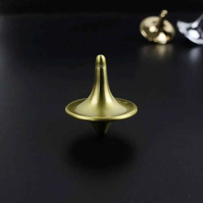 Metal Gyro Great Accurate Silver Spinning Top Hot Movie Totem Print Spinning Top apda7a08