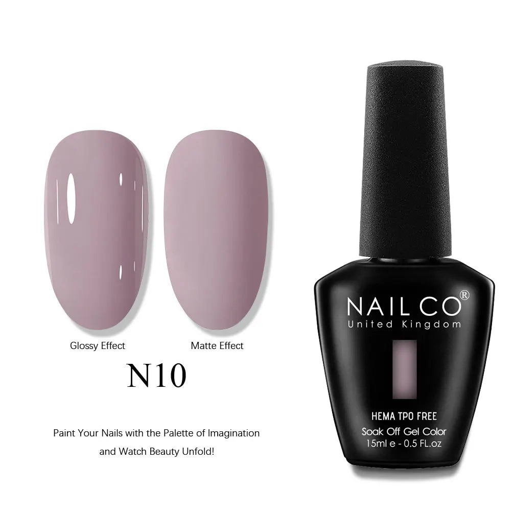 NAILCO 15ml Nails Art Gel Lack Polish Summer Hybrid Nail Varnish Manicure UV Top Coat Base HEMA TPO FREE Esmalte Nail Gel Polish