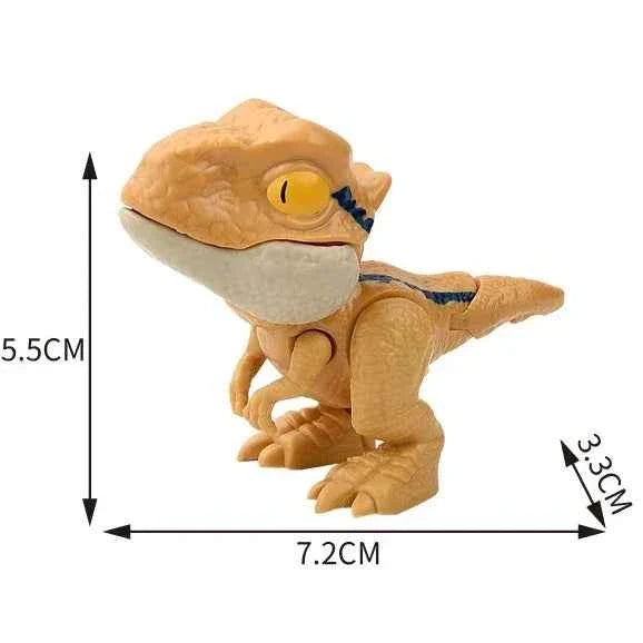 Jurassic Finger Dinosaur  Tyrannosaurus Model Toys for Kids Finger Biting Dinosaurs Movable Joints Dinosaur Toy for Boy Gift