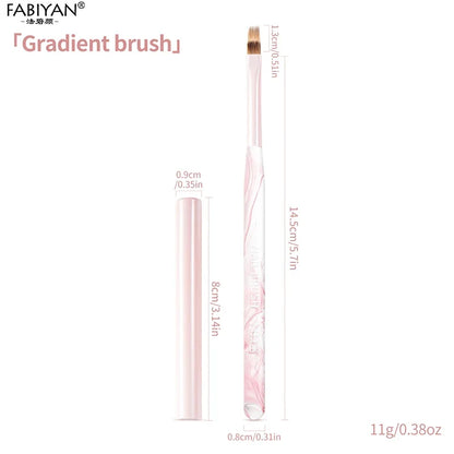 Nail Art Liner Brushes Elongated Lines Striping Drawing Painting Brushes For Manicure Beauty Salon Nails Products Manicure Tools