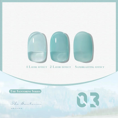 MIANEL 12ML Blue Nails Candy Party Nude Gel Nail Polish 2026 New Mint Green Dopamine Macaron Color Nail Polish Nail Art 1-12pcs