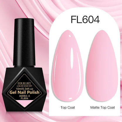 10ml Gel Nail Polish 162 Colors Nail Supplies Vernis Semi Permanent Nail Art Manicure Soak Off LED UV Gel Nail Varnishes Summer