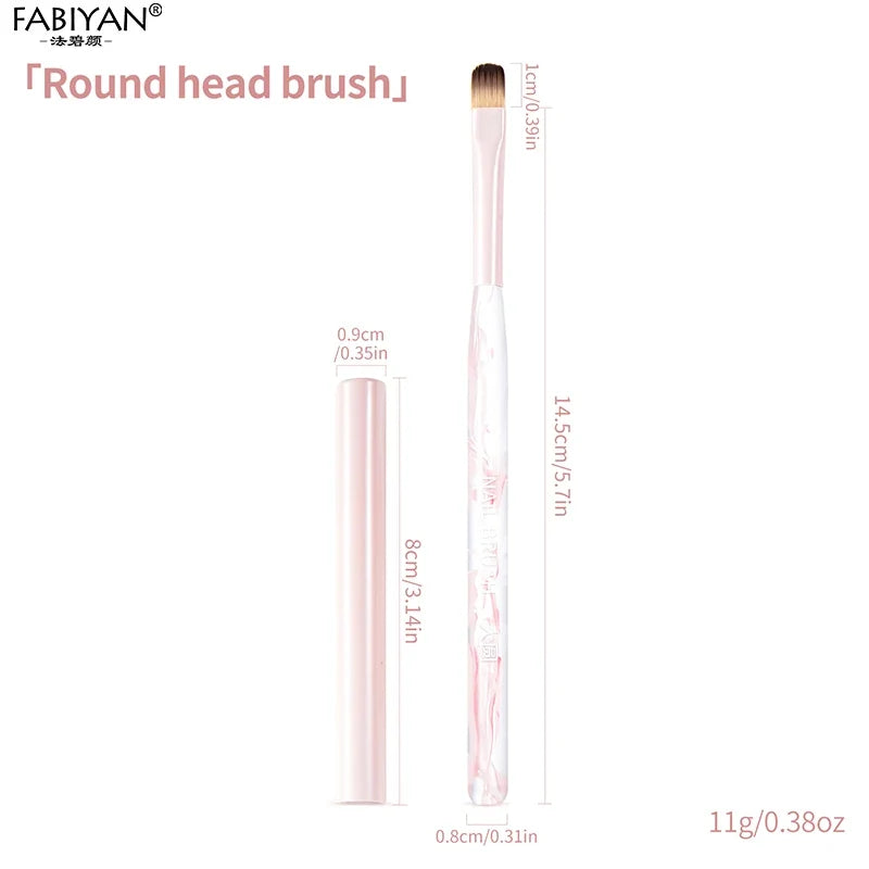 Nail Art Liner Brushes Elongated Lines Striping Drawing Painting Brushes For Manicure Beauty Salon Nails Products Manicure Tools