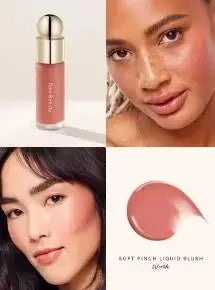 Rare Beauty New Product Frost-to-powder Mashed Potato Matte Air Cushion Blush Cream Liquid Blush Long-lasting Lipstick Lip Gloss