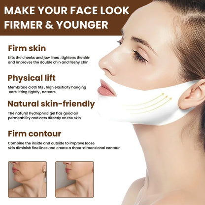 V-Shape Firming Face-lift Slimming Mask Removal Masseter Muscle Double Chin Face Fat Burning Anti-aging Beauty Products New