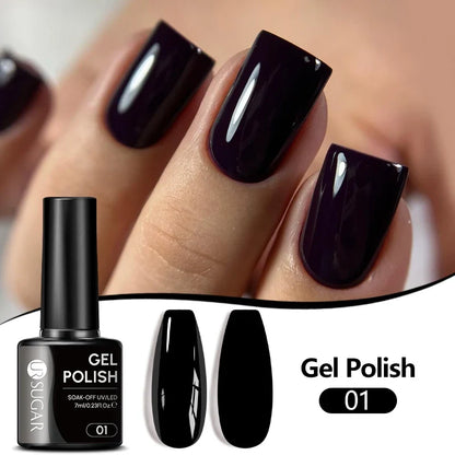 UR SUGAR 7ML Nail Gel Fresh Macaron 107 Colors All For Manicure Semi Permanent Soak Off LED UV Long-Lasting Nail Art Varnish