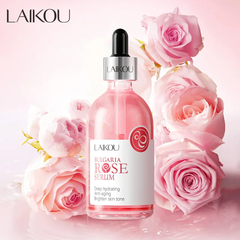100ml LAIKOU Sakura Facial Serum Vitamin C Essence Moisturizing Firming Brightening Face Serum Beauty Facial Skin Care Products