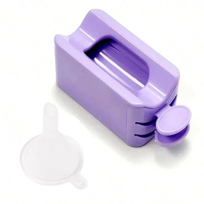 Nail Storage Box Plastic Drawer Style Easy to Clean Desktop Organization Large Capacity Cotton Swab Polishing Sand Strip Toolbox