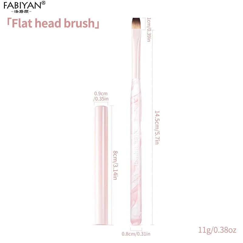 Nail Art Liner Brushes Elongated Lines Striping Drawing Painting Brushes For Manicure Beauty Salon Nails Products Manicure Tools