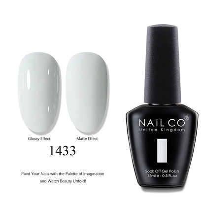NAILCO 15ml Brown Nails Art Red Color Gel Nail Polish Semi-permanent UV Gel Polish Coffee Manicure Chocolate Hybrid Nail Varnish
