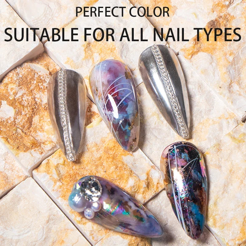 PERPECT COLOR Nail Foil Glue Gel 16ML Foil Transfer Gel for Nails Stickers Transfer Nail Art Gel Nail Polish Manicure DIY