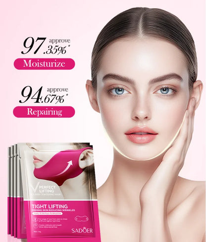 V-Shape Firming Face-lift Slimming Mask Removal Masseter Muscle Double Chin Face Fat Burning Anti-aging Beauty Products New