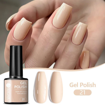 UR SUGAR 7ML Nail Gel Fresh Macaron 107 Colors All For Manicure Semi Permanent Soak Off LED UV Long-Lasting Nail Art Varnish
