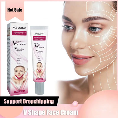V-Shaped Face Cream Lift Firm Tighten Remove Double Chins To Create A Small V Slim-ming Face Anti Agin-g Beauty Massage Products