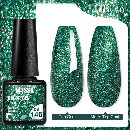 Mtssii 6ML Chocolate Color Gel Nail Polish Brown Semi Permanent UV Gel Autumn Winter Popular Soak Off Nail Art Gel Varnishes