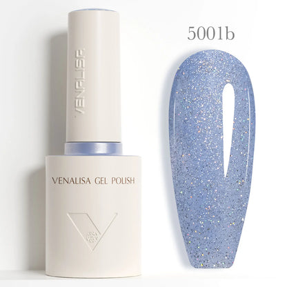 1/2/3pcs Kit Venalisa 10ml Nail Gel Polish HEMA/TPO Free Base Ultra Glossy Diamond Tempered Long Wear Top Coat Matt Gel Varnish